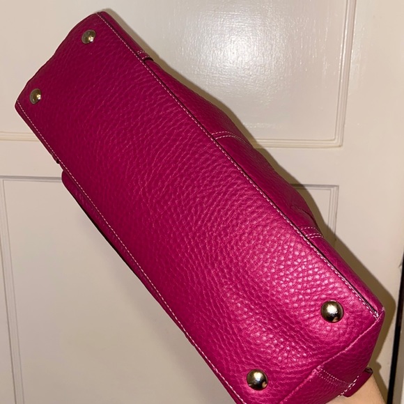 COACH HAMPTONS DOME BARBIE PINK LEATHER HANDBAG PURSE BAG K0993-F13963 - Picture 7 of 17